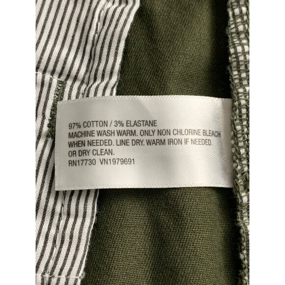 Goodfellow & Co Mens Green Athletic Chino Pants Stretch Slim Tapered Leg 29X30 - Picture 12 of 14